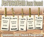 Pasākumi -Notikumi: „Pavasara džeza kokteilis” Jerusalem Jazz Band & Intars Busulis