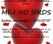 Pasākumi -Notikumi: Mīli no sirds Jaunpils pilī