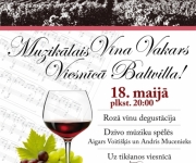 Pasākumi -Notikumi: Vīna vakars