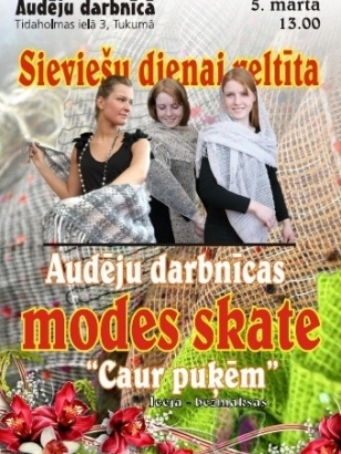 Sieviešu dienai veltīta modes skate(ARHĪVS)
