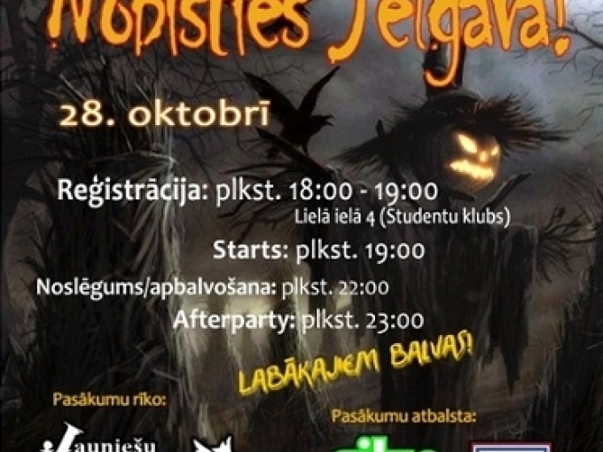 Orientēšanās sacensību «Nobīsties Jelgavā»(ARHĪVS)