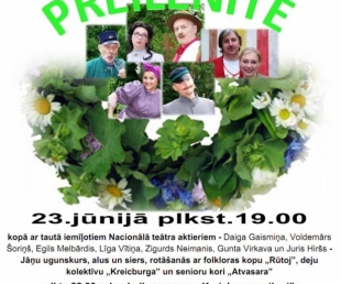 Preilenīte aicina līgot Krustpils saliņā(ARHĪVS)