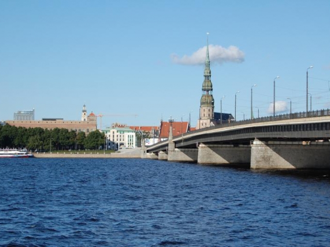 Rīgas panorāma no AB Dambja