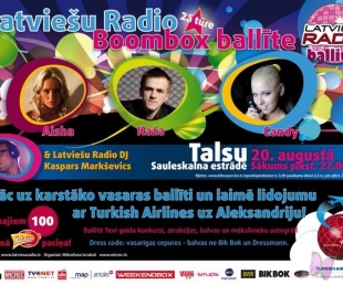 Latviešu radio ballīte Talsos!