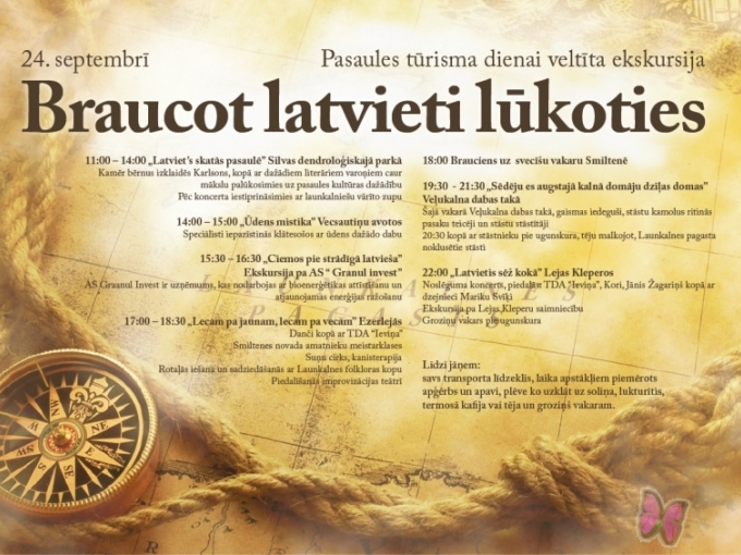 Doties izzinošajā ekskursijā „Braucot latvieti lūkoties”(ARHĪVS)
