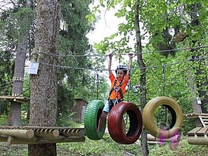 Ērgļu pusē darbu uzsācis atrakciju parks «Braku takas»(ARHĪVS)