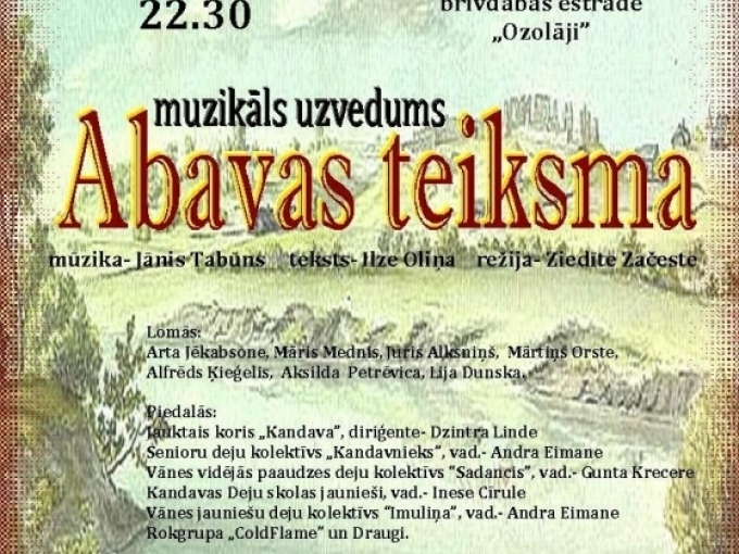 Lustīga dzīvošana Kandavas svētkos(ARHĪVS)