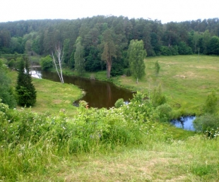 Tērvetes pilskalns.
