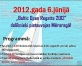 „Baltic  Open Regatta 2012” pietauvosies Mērsragā(ARHĪVS)