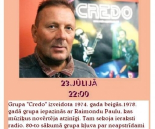 Credo jubileja Kandavā! 23. jūlijs(ARHĪVS)