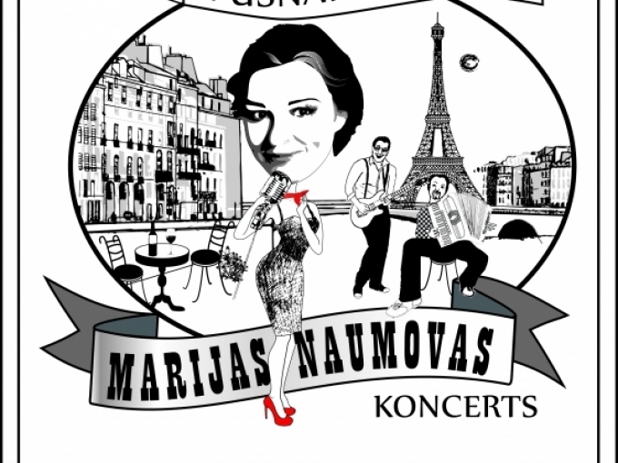 Marijas Naumovas solo koncerti „Pusnakts Parīzē”(ARHĪVS)