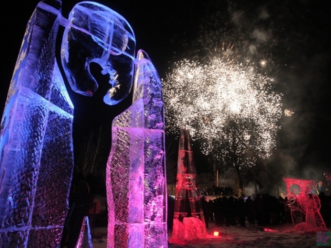 Starptautiskais Ledus skulptūru festivāls Jelgavā(ARHĪVS)