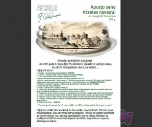 Apceļo seno Atzeles novadu!(ARHĪVS)