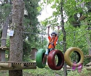 Ērgļu pusē darbu uzsācis atrakciju parks «Braku takas»(ARHĪVS)