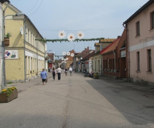 Liepājas iela-iela gājējiem Kuldīgas pilsētā