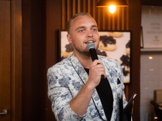 Pasākumu vadītājs MĀRIS KRASTIŅŠ