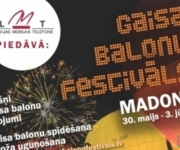 Gaisa balonu festivāls Madonā(ARHĪVS)